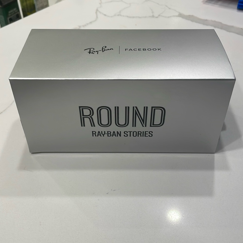 Meta Facebook round Ray Ban stories sunglasses with tech
